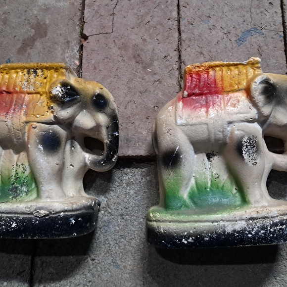 Colorful Elephant Bookends - Picture 2 of 2
